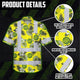 Green Yellow Flowers Hi-Vis Hawaiian Shirt