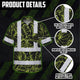 Lime Neon Flowers Hi-Vis Hawaiian Shirt