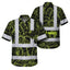 Lime Neon Flowers Hi-Vis Hawaiian Shirt