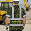 Lime Neon Flowers Hi-Vis Hawaiian Shirt