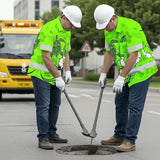 Hi Vis Hawaiian Shirt Reflective Tapes Lime Neon Polynesian Custom Name Safety Workwear For Workers, Truckers, Operators