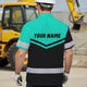 Mint Neon Uniform Hi-Vis Hawaiian Shirt