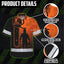 Orange Chainsaw Logger Hi-Vis Hawaiian Shirt