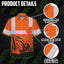 Orange Excavator Operator Hi-Vis Hawaiian Shirt