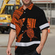 Orange Neon Turtle Hawaii Hi-Vis Hawaiian Shirt