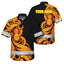 Orange Yellow Neon Hi-Vis Hawaiian Shirt