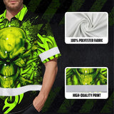 Hi Vis Hawaiian Shirt Reflective Tapes Paint Flakes Skull Custom Name Safety