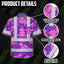Pink And Violet Neon Frog Hi-Vis Hawaiian Shirt