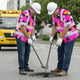 Pink Neon Flowers Hi-Vis Hawaiian Shirt