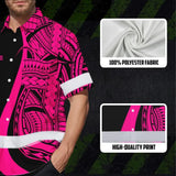 Hi Vis Hawaiian Shirt Reflective Tapes Pink Neon Hawaii Custom Name