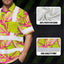 Pink Neon Lime Bird of Paradise Hi-Vis Hawaiian Shirt
