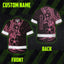 Pink Neon Polynesian And Flower Hi-Vis Hawaiian Shirt