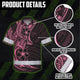 Pink Neon Polynesian And Flower Hi-Vis Hawaiian Shirt