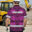 Pink Neon Polynesian Hi-Vis Hawaiian Shirt