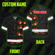 Red Hibiscus and Plumeria Hi-Vis Hawaiian Shirt