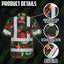 Red Neon Flowers Hi-Vis Hawaiian Shirt