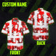 Red Neon Flowers Hi-Vis Hawaiian Shirt