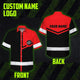 Red Neon Uniform Hi-Vis Hawaiian Shirt
