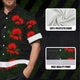 Red Ohia Lehua Hi-Vis Hawaiian Shirt