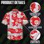 Red White Hi-Vis Hawaiian Shirt