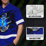 Hi Vis Hawaiian Shirt Reflective Tapes Scratch On Call For Life Custom Name Safety Workwear
