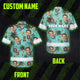 Skull Money Tropical Cocktail Hi-Vis Hawaiian Shirt