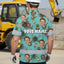 Skull Money Tropical Cocktail Hi-Vis Hawaiian Shirt