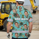 Skull Money Tropical Cocktail Hi-Vis Hawaiian Shirt