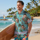 Skull Money Tropical Cocktail Hi-Vis Hawaiian Shirt