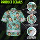 Skull Money Tropical Cocktail Hi-Vis Hawaiian Shirt