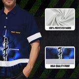 Hi Vis Hawaiian Shirt Reflective Tapes Star Of Life Custom Name Safety Workwear