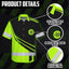 Uniform Green Neon 2 Custom Logo And Name Hi-Vis Hawaiian Shirt