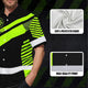 Uniform Green Neon Black 2 Hi-Vis Hawaiian Shirt