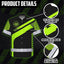 Uniform Green Neon Black 2 Hi-Vis Hawaiian Shirt