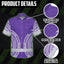 Violet White Polynesian Hi-Vis Hawaiian Shirt