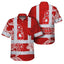 White Red Neon Hi-Vis Hawaiian Shirt