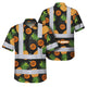 Yellow And Black Flowers Hi-Vis Hawaiian Shirt