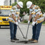 Yellow Mobile Cranes Hi-Vis Hawaiian Shirt