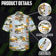 Yellow Mobile Cranes Hi-Vis Hawaiian Shirt