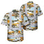 Yellow Mobile Cranes Hi-Vis Hawaiian Shirt