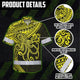 Yellow Neon Hawaii Octopus Custom Hi-Vis Hawaiian Shirt