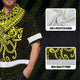 Yellow Neon Hawaii Octopus Custom Hi-Vis Hawaiian Shirt
