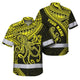 Yellow Neon Hawaii Octopus Custom Hi-Vis Hawaiian Shirt