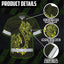 Yellow Neon Polynesian Anchor Hi-Vis Hawaiian Shirt