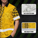 Yellow Polynesian Hi-Vis Hawaiian Shirt