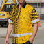 Yellow Polynesian Hi-Vis Hawaiian Shirt