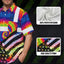 Tie Dye 2 US Flag Paint Hi-Vis Hawaiian Shirt