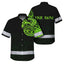 Viking Wolf Green Neon Hi-Vis Hawaiian Shirt