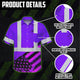 Violet US Flag Paint Hi-Vis Hawaiian Shirt