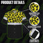 Yellow Leopard Hi-Vis Hawaiian Shirt